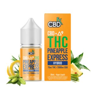 CBD + Delta-9 THC Vape Juice: Pineapple Express - Hybrid