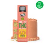 THC Vape Pen - Wedding Cake (Hybrid): 5mg THC + 500mg CBD